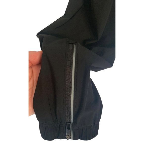 •SOLD•LULULEMON Black Men's Zip-Hem Elastic Waist Surge Running Joggers Medium - Picture 9 of 9